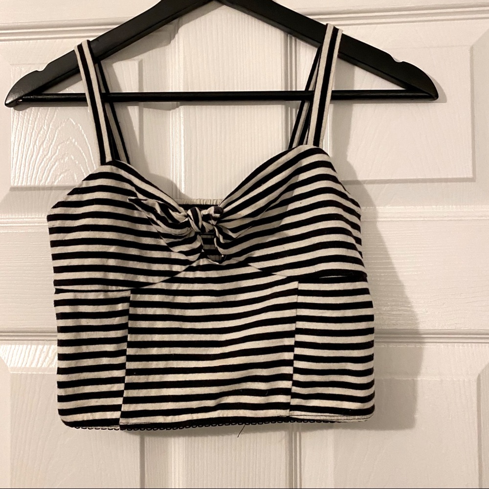 UO Striped Crop Top